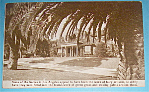 Los Angeles Homes Postcard (Pan Pac International Expo)