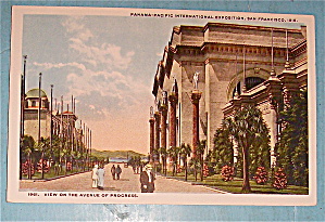 View On The Avenue Of Progress Postcard