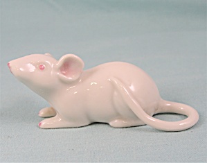Metzler Ortloff Porcelain Miniature Albino Mouse