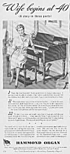 1944 Hammond Organ Music Room Ad