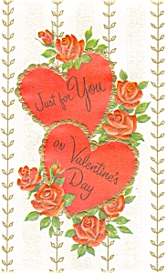 Just For You Valentines Greeting Card